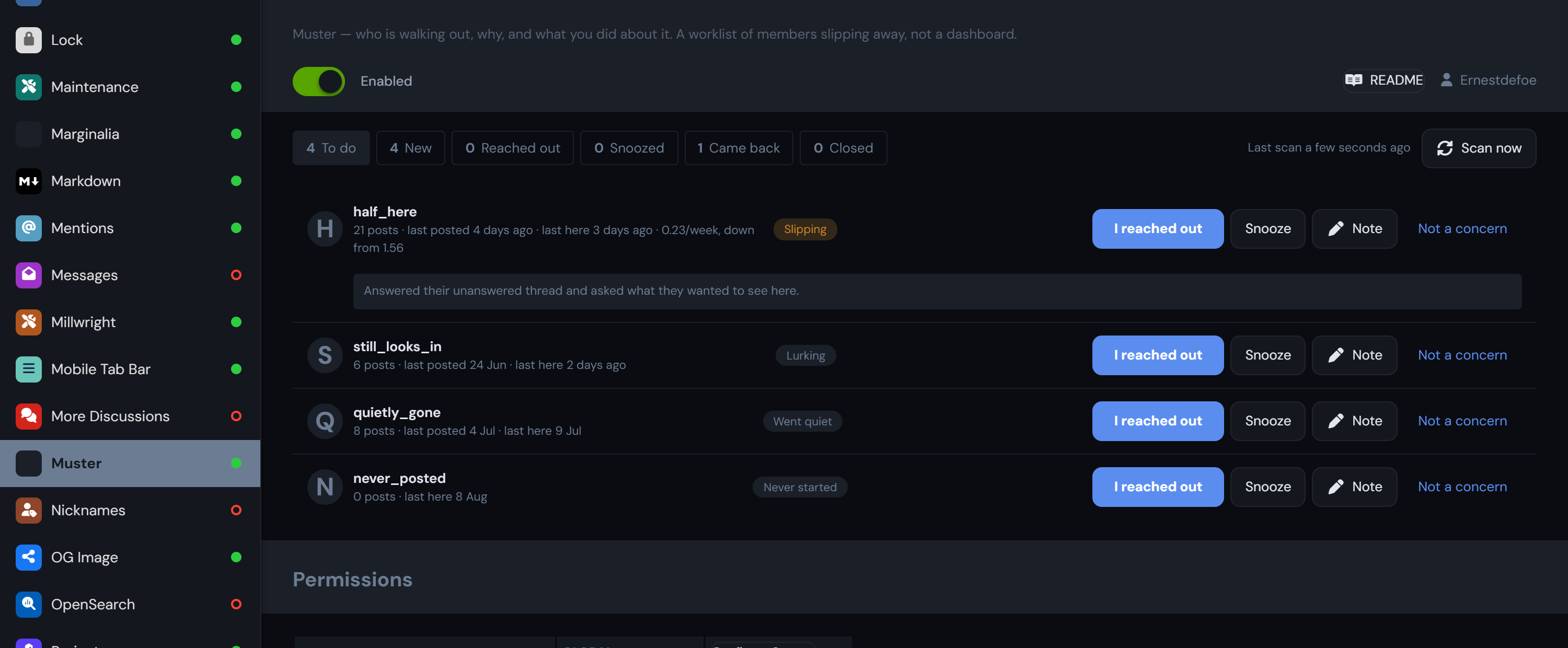 The worklist